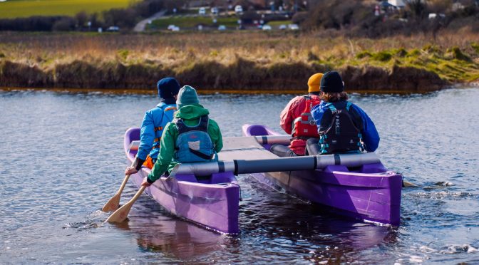 Accessible kayak and paddleboard equipment at Cuckmere Haven