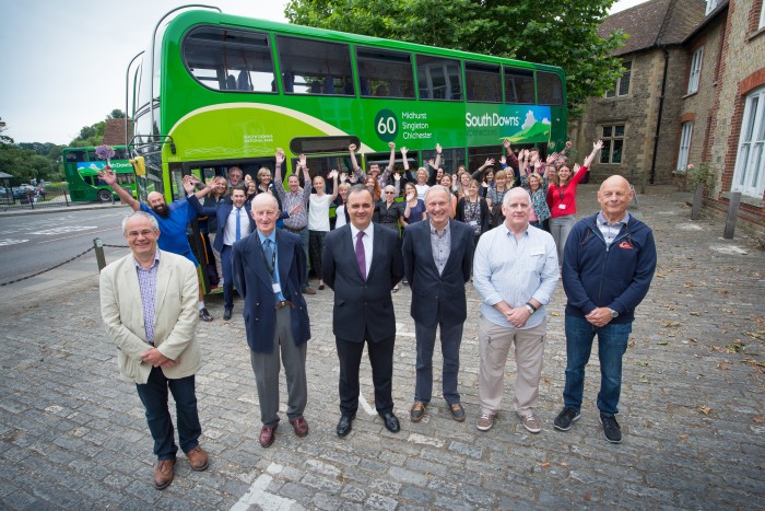 Stagecoach South Downs Bus no 60. launch