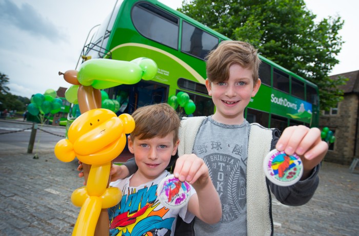 Stagecoach SouthDowns Bus launch - balloons