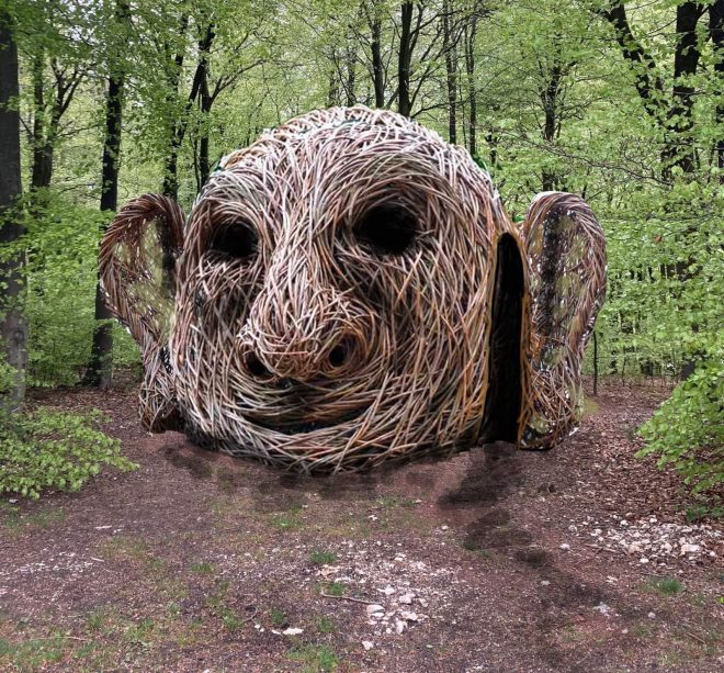 Magical sculpture inspired by local legend takes shape in woodland