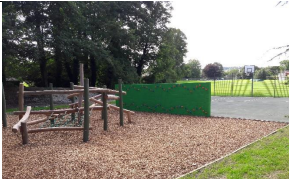 A refurbished play park