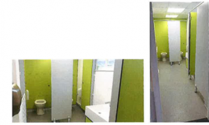Refurbished toilets looking clean, neat and modern