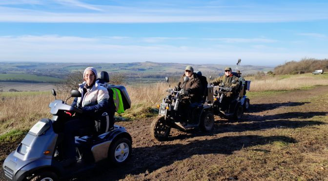 Wheely good news! Disability scooters launched in South Downs National Park